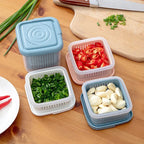 Kitchen Fridge Two - layer Mini Storage Box Refrigerator Organizer