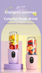Xiaomi Portable Blender USB Rechargeable Cordless Mini Juicer Mixer for Smoothie Shake Protein Travel Sports Bottle Juicer Cup