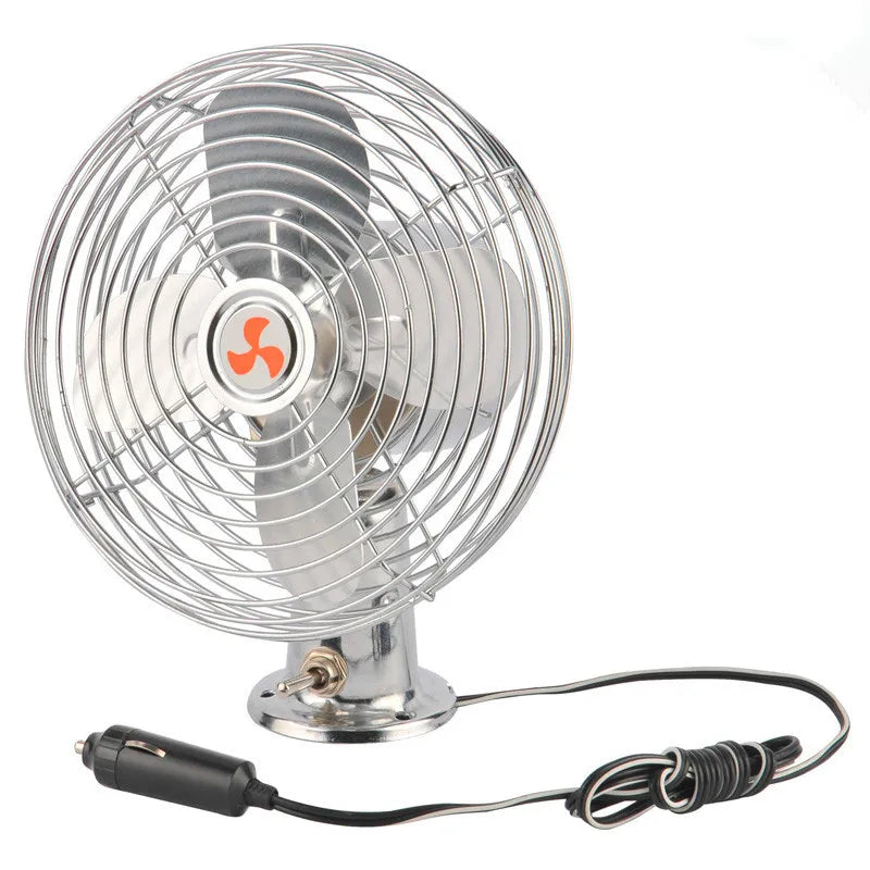 Strong wind durable building car fan, metal 6 inch car, truck and bus