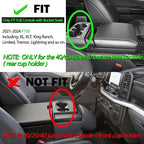 Center Console Organizer Tray Compatible 2021 2022 2023 2024 Ford F150 Accessories, Console Organizer Armrest Tray Insert Contai