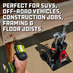 3 Ton, Bottle Jack and Jack Stands in One, 6000 Pound All-in-One Car Lift, Heavy Duty Vehicle Unijack, 640912