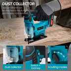 26mm Electric Jig Saw Portable Cordless Curved Saw Multi-Function Wood Cutting Woodworking Machines For Makita 18V Battery Pin