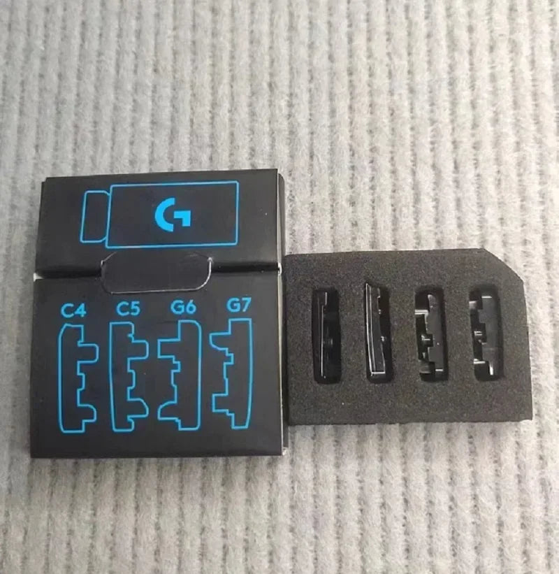 Suitable for Original replacement repair parts for Logitech GPW G pro 1st Gen wireless mouse side plug button spare kits charger