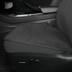 Seat Cover For Tesla Model 3 / Y Front Seat Cover Spring Summer White/Black 4mm Thick Polyester Fiber Car Interior Accessories