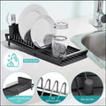 1pcs Expandable Small Dish Kitchen Organizer Shelf for Drying Counter Dish Drainer Removable Cutlery Holder Kitchen Accessories