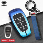 3 4 Buttons New Car Smart Key Case Cover For Hyundai N Performance Tucson Solaris Sonata Hybrid NEXO NX4 Santafe dn8 Accessories