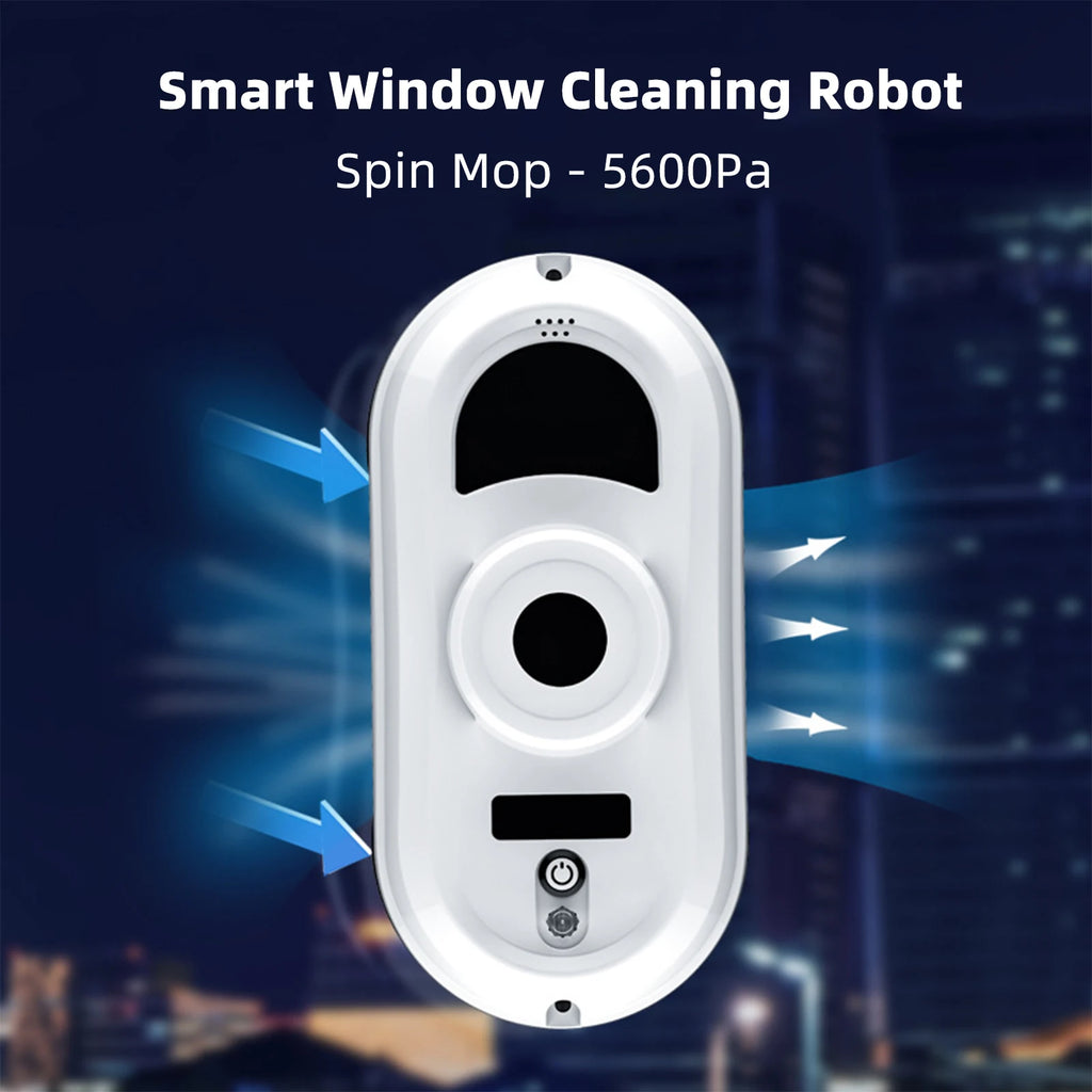 5600pa Window Cleaning Robot Household Intelligent Vacuum Remote Control Anti Fall Electric Window Washer Glass Cleaner