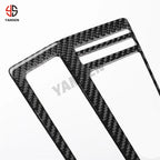 Gear Shift Panel Surround Trim Carbon Fiber Cover Sticker For Volkswagen Golf 8 GTI MK8 2021-2023 Car Inside Accessories
