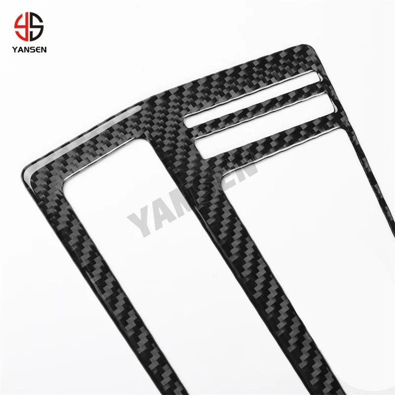Gear Shift Panel Surround Trim Carbon Fiber Cover Sticker For Volkswagen Golf 8 GTI MK8 2021-2023 Car Inside Accessories