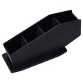 Day Night Cosmetic Brush Organizer Gothic Wooden Coffin Makeup Holder Cosmetic Storage Spooky Compartment Pen Holder