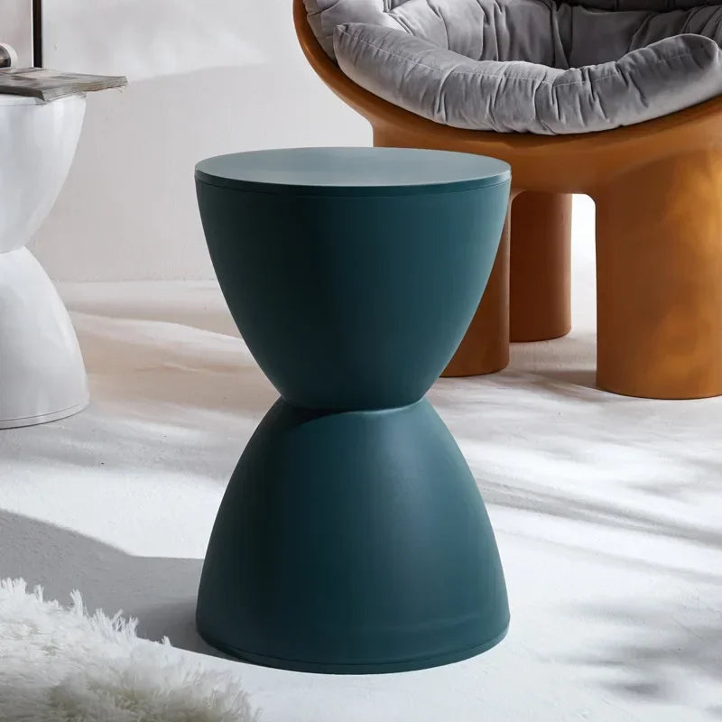 Thickened Plastic Simple Round Stool Living Room Home Stool Short Stool Simple Style Garden Balcony Waterproof Stools