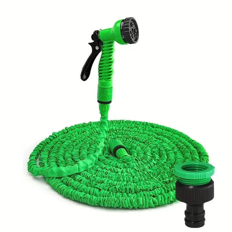 25FT-200FT Garden Hose Expandable Flexible Hose Courtyard Daily Irrigation Tool High Pressure Car Wash Clean Water Gun