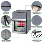 210D Oxford Cloth Outdoor Refrigerator Cover Outdoor Equipment Protection Convenient Storage Options Enhanced Airflow Design
