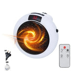 Electric Heater 900W Portable Plug In Wall Heater Room Heating Stove Remote Warmer Machine Home Office Warming Machine