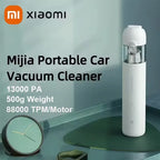 Xiaomi Mijia Portable Car Vacuum Cleaner Mini Handheld Wireless Cleaning Machine for Home Auto Supplies 13000Pa Cyclone Suction