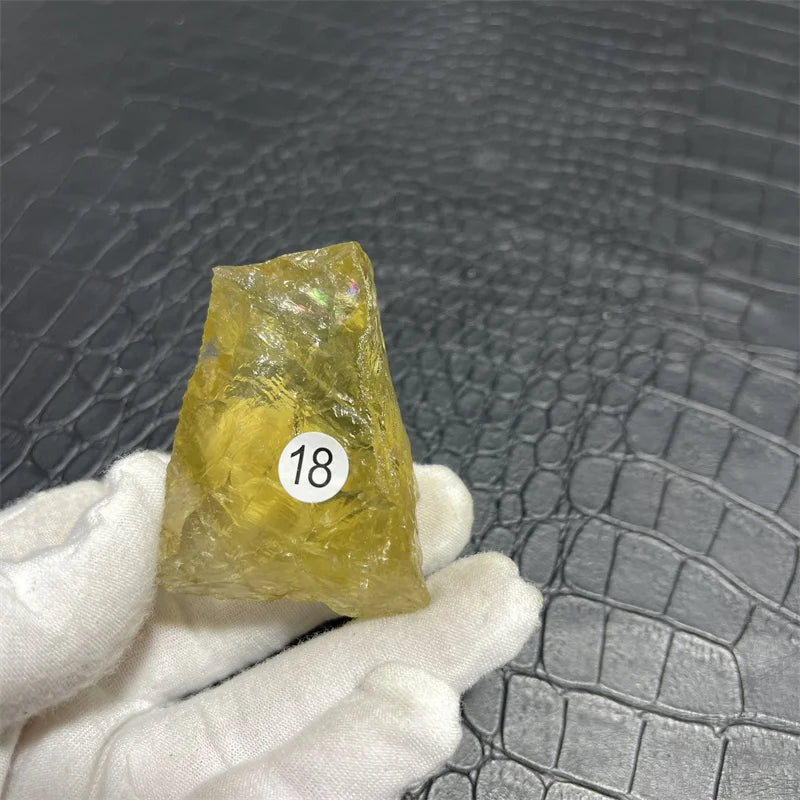 Natural Topaz Crystal Rough Raw Stone Rock Specimen Brazil
