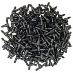 4/7mm Hose Dripper Water Tee Connector Plastic Barbed 1/4" Pipe Tubing Watering Coupling Joint Garden Micro Drip Irrigation Tool