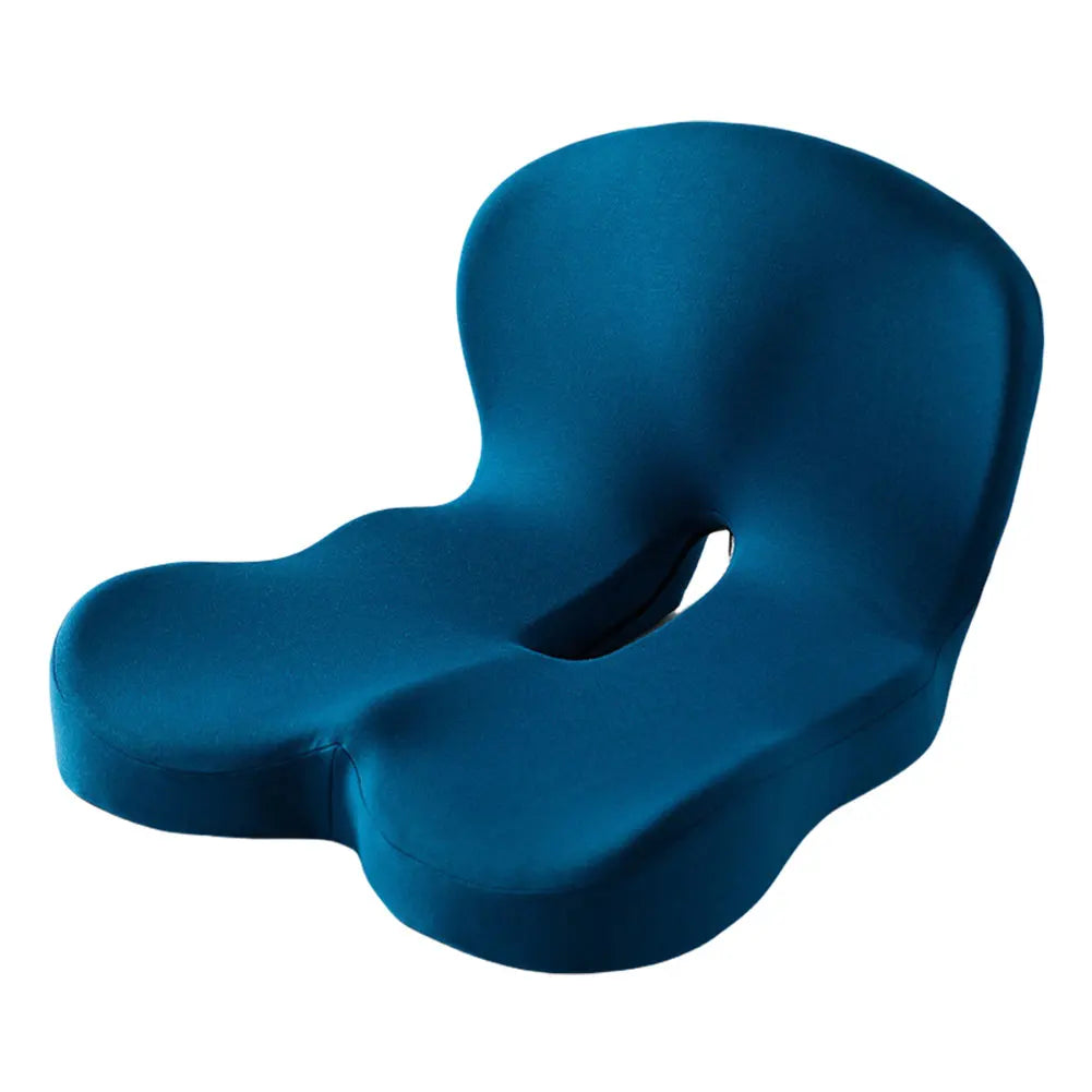 Memory Foam L Shaped Integrated Office Chair Cushion with Lumbar Suppo