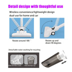 Handheld multifunctional vacuum cleaner, USB charging, 10000pa super strong suction, two color options, rich accessories
