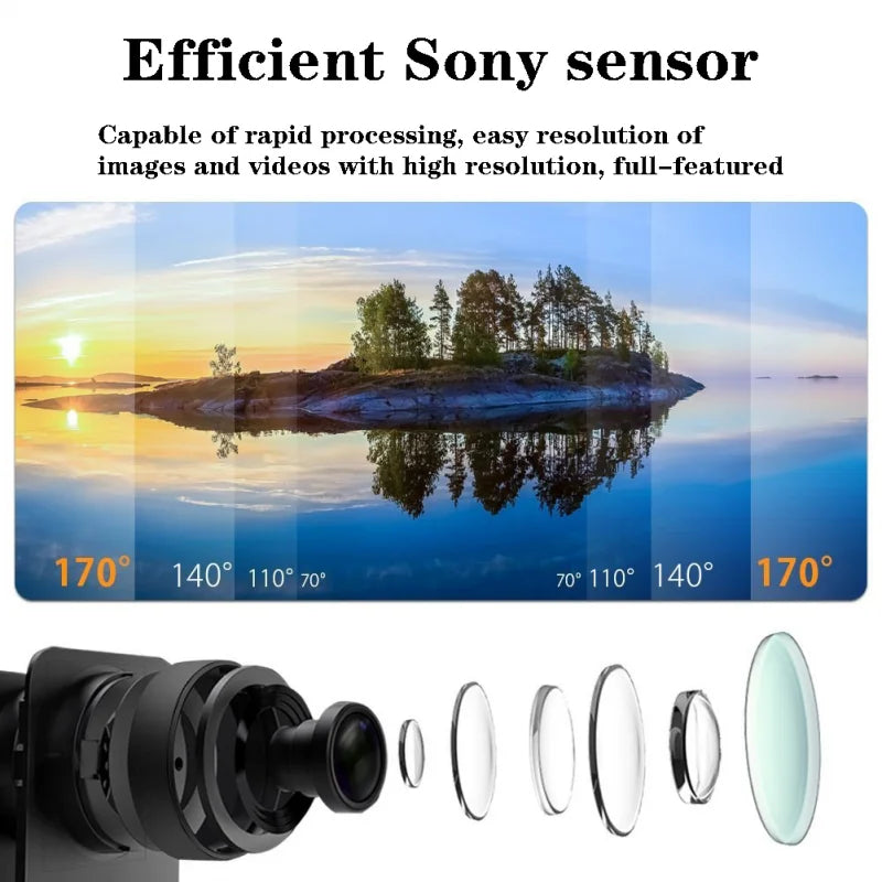 Ultra HD 4K WiFi Waterproof Action Camera for Outdoor Sports