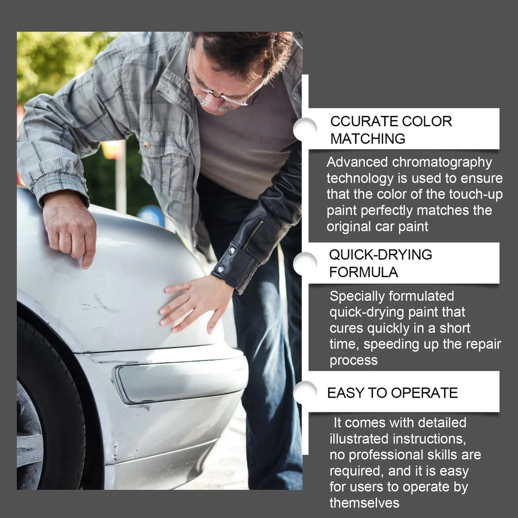 1/2/3PCS Pearl White Car Special 1/2/3PCS Car Self Brushing Paint Scra