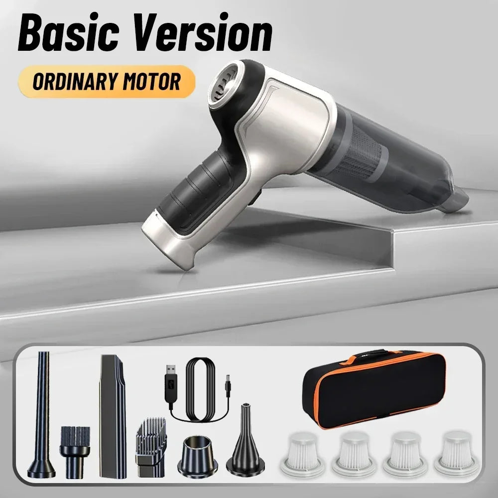 SZUK 638000Pa Car Vacuum CIeaner Wireless Mini Handheld Cleaning Machine Powerful Portable Blower Vacuum Cleaner for Car Home