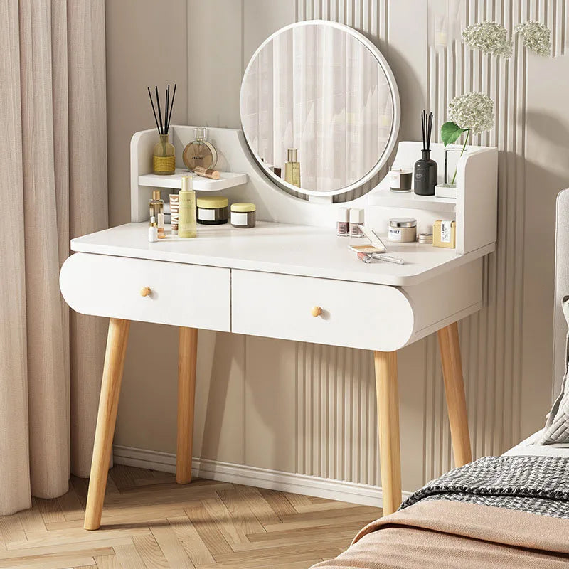 Vanity Make Up Table Luxury Girl Box Dressing Table Organizers White For Storage Detachable De Coiffeuse Chambre Room Decor