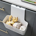 Kitchen Cabinet Door Interior Storage Shelf And Box, Hanging Hook Behind Door Kitchen Cabinet Door Basket Shelf Baskets〔YY32〕