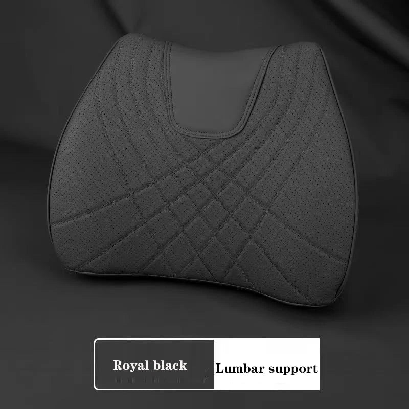 Car headrest for Mercedes-Benz C W205 GLC X254 E Class W214 Nappa leather headrest neck and waist support advanced material
