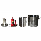 22L 36L Hydraulic Fruit Squeezer Stainless Steel Manual Juicer Small Honey Grape Blueberry Mulberry Presser Juicer
