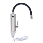 3000W Stainless Steel Kitchen Electric Faucet Rotatable Hose High Safety Hot and Cold Water Control Faucet