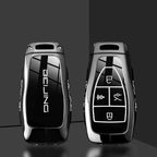 Zinc Alloy Car Key Case Cover for Baic Senova Beijing BJ40 BJ80 BJ30 BJ60 BJ90 F40 U7 X7 EX5 EC5 EU5 Keychain Shell Accessories