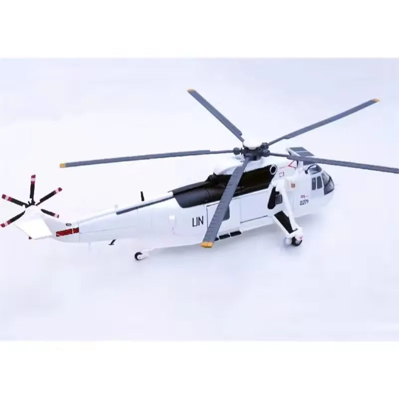 New 1:72 Scale Model United States Sea King Helicopter UN Diecast Aircraft Collectoin Decoration Display Toys For Fans Gifts