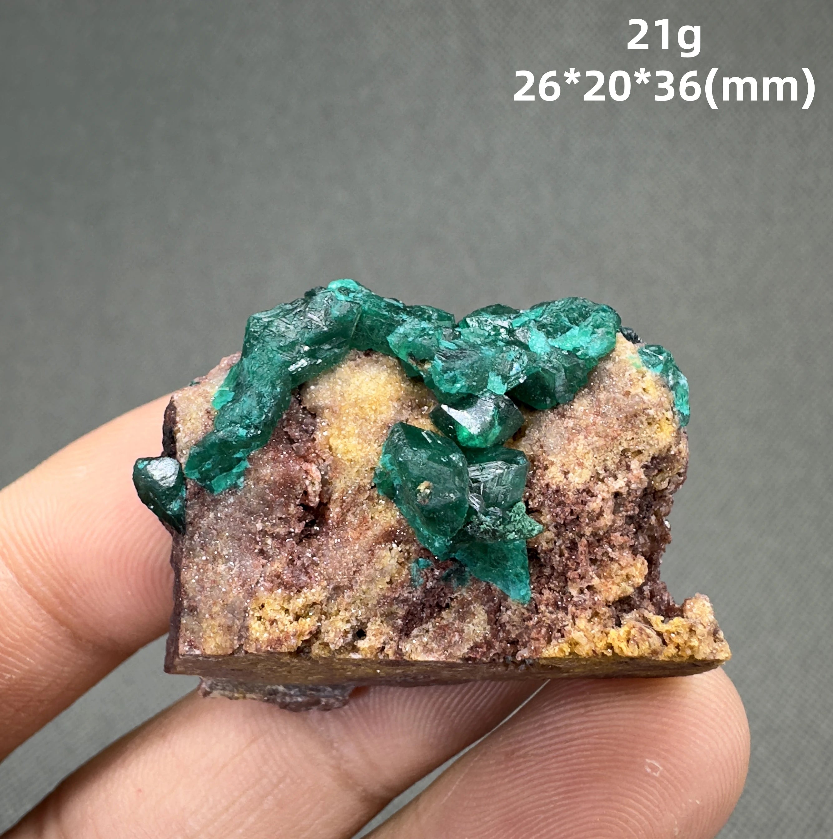 Natural Congo green Dioptase Mineral specimen + healing quartz crystals and stones rock gemstone