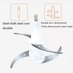 3L Large Capacity Meat Grinder Spice Garlic Chopper Electric Automatic Mincing Machine Household Grinder Food Processor