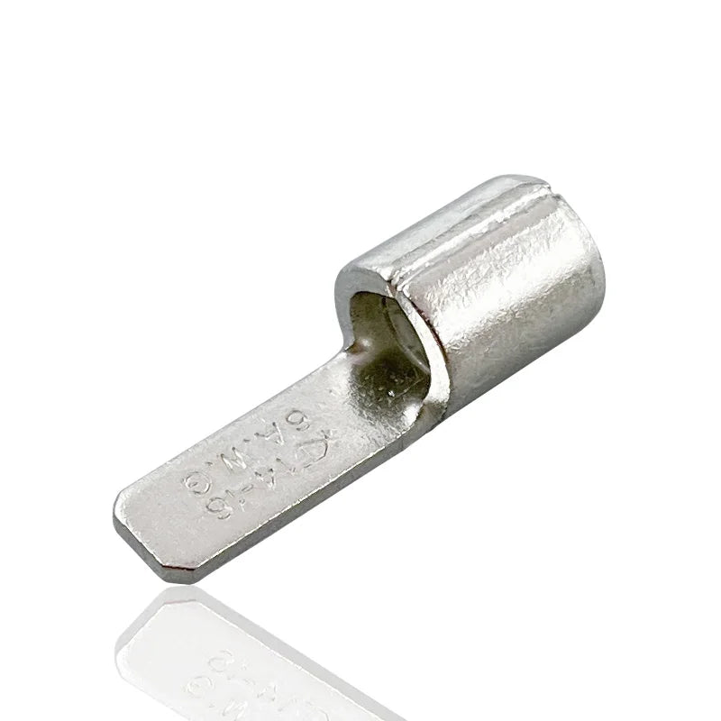 50/100pcs Pure Copper Blade Terminals DBN1.25/2/5.5/8/14/22-10/14/16/17 Non Insulated Crimp Terminals Electrical Wire Connector