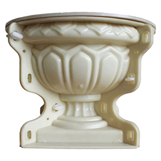 Large Plastic Flowerpot Molds Cement Planter Making Mold European Style Bonsai Pot Casting Model Diy Handcraft Decor Molds