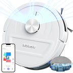 Lubluelu L20 5500Pa Robot Vacuum and Mop, 3 in 1 Robotic Vacuum Cleaner,  Smart Mapping, 30 No-go Zones, for Carpet Pet Hair