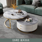 Design Nordic Coffee Tables Modern Storage Luxury Simple Aesthetic Coffee Tables Unique Marble Mesa Centro Living Room Furniture