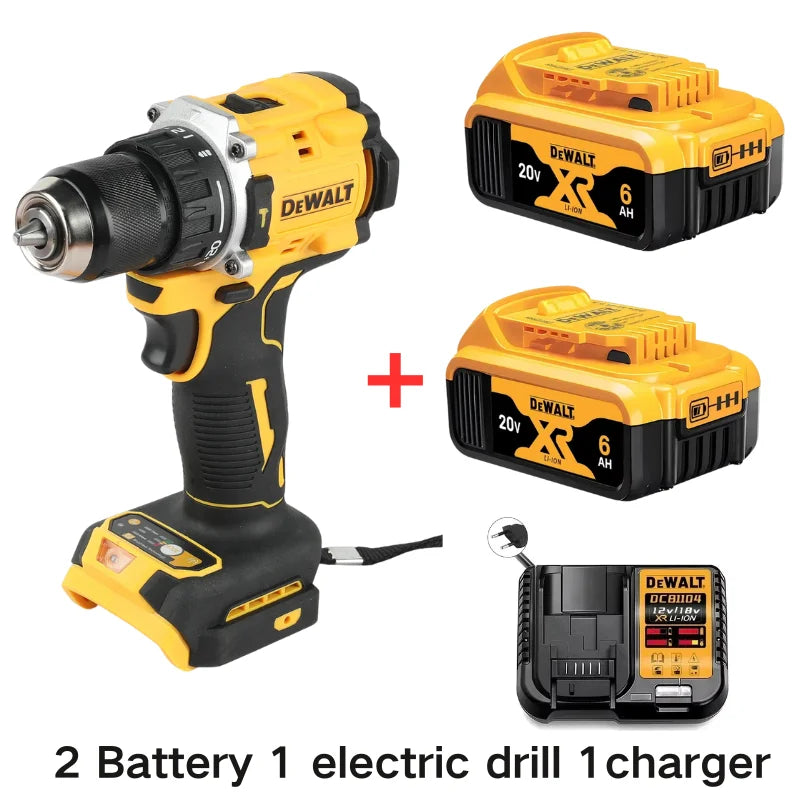 DeWalt  20V Brushless Chave De Fenda, Broca Compacta ou Ferramentas Driver Bateria Chave De Impacto, Ferramenta Elétrica DCD805