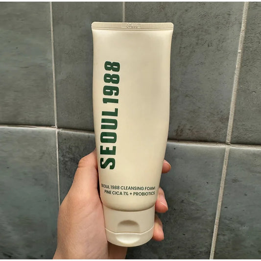 Seoul 1988 Cleansing Foam For Women Deep Pore Cleanser Foaming Face Wash To Shrink Pores Oil Control & Acne Care Korean Skincare