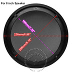 For 4"/5"/6.5"/8"/10" Inch Speaker Conversion Net Cover Car Home Audio Decorative Circle Metal Mesh Grille Protection 16E