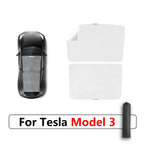 PVC Silica Gel Electrostatic Sorption Sunshade Sunroof Front Rear Glass Cooling Covers for Tesla Model Y Model 3 Highland 2024