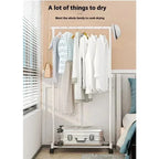 Cross-border shoe and hat integrated storage rack, clothes drying multi-functional coat rack