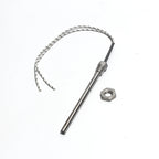 LUJINXUN 12V 24V DN8/12.8mm BSP Mold Threaded Single Head Heating Tube 200-600W 8x100-300mm Cartridge Heater Stainess Steel 1pc