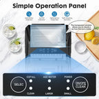Countertop Ice Maker, Portable Ice Machine Self-Cleaning, 9 Cubes in 6 Mins, 26 lbs/24Hrs, 2 Sizes of Bullet Ice for Home Party