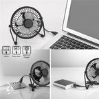 Mini Solar Panel Powered Ventilator Fan Portable 5W 4 Inch Greenhouse