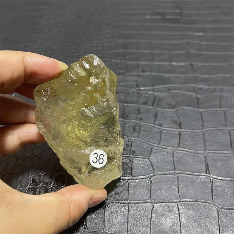 Natural Topaz Crystal Rough Raw Stone Rock Specimen Brazil