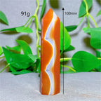 Carnelian Tower Crystal Natural Stone Quartz Home Decoration Minerals Reiki Craft Gifts Energy Healing Meditation Spiritual Love