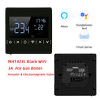 110V 120V 230V All Touch Screen Temperature Controller Thermoregulator Black Back Light Electric Heating Room Thermostat